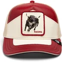cepice-zaoblena-cervena-snapback-moto-lamba-raging-the-farm-goorin-bros