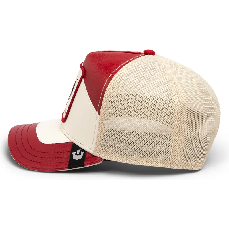 cepice-zaoblena-cervena-snapback-moto-lamba-raging-the-farm-goorin-bros cepice-zaoblena-cervena-snapback-moto-lamba-raging-the-farm-goorin-bros