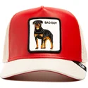 cepice-zaoblena-zadne-zvire-cervena-snapback-perro-rottweiler-bad-shleather-boy-the-farm-the-farm-de-goorin-bros