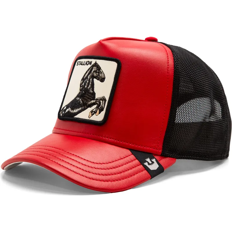 cepice-zaoblena-cervena-snapback-shleather-stallion-the-farm-goorin-bros cepice-zaoblena-cervena-snapback-shleather-stallion-the-farm-goorin-bros