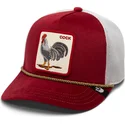 cepice-zaoblena-zadne-zvire-cervena-snapback-gallo-cock-garnet-rooster-the-farm-jewel-tones-the-farm-de-goorin-bros