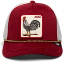 cepice-zaoblena-zadne-zvire-cervena-snapback-gallo-cock-garnet-rooster-the-farm-jewel-tones-the-farm-de-goorin-bros