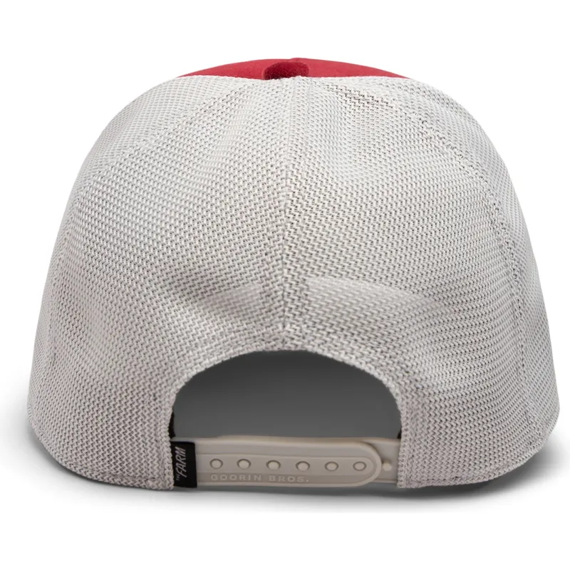 cepice-zaoblena-zadne-zvire-cervena-snapback-gallo-cock-garnet-rooster-the-farm-jewel-tones-the-farm-de-goorin-bros