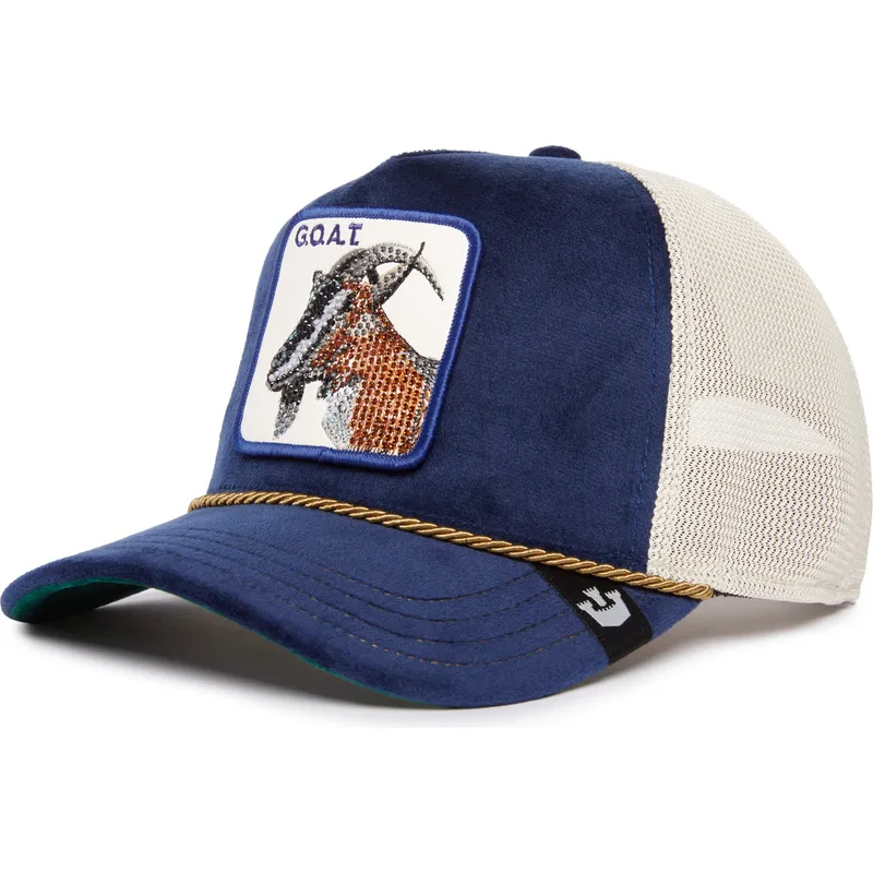 cepice-zaoblena-modra-snapback-sapphire-goat-the-farm-jewel-tones-the-farm-goorin-bros