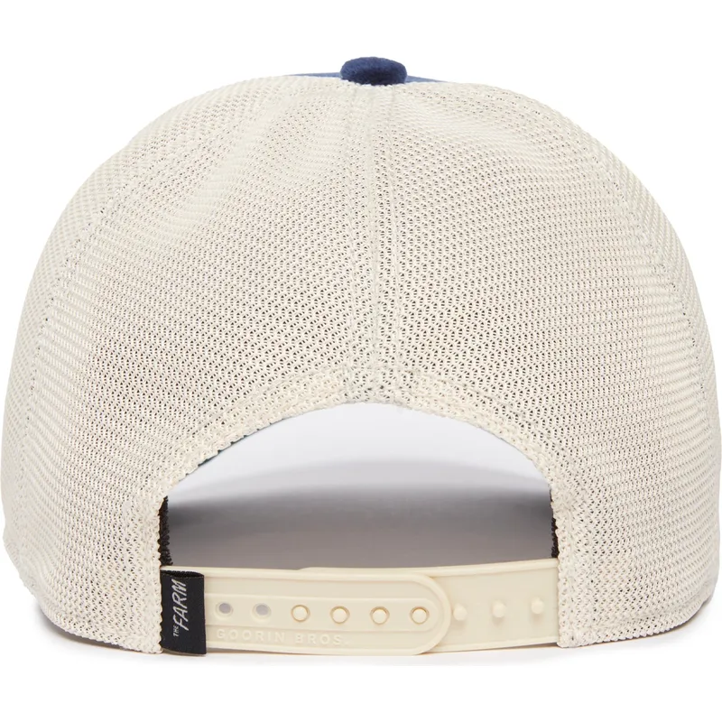 cepice-zaoblena-modra-snapback-sapphire-goat-the-farm-jewel-tones-the-farm-goorin-bros