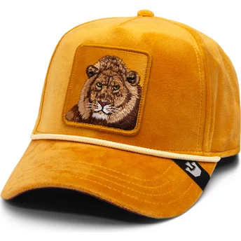 cepice-zaoblena-zluta-snapback-lion-royalty-the-farm-goorin-bros