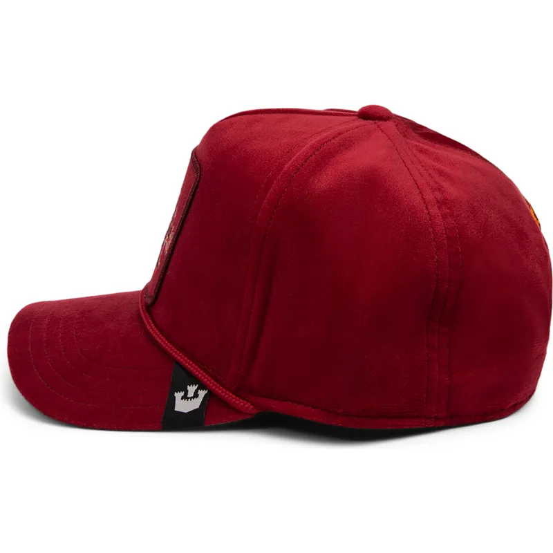 cepice-zaoblena-cervena-snapback-royalty-the-farm-goorin-bros cepice-zaoblena-cervena-snapback-royalty-the-farm-goorin-bros