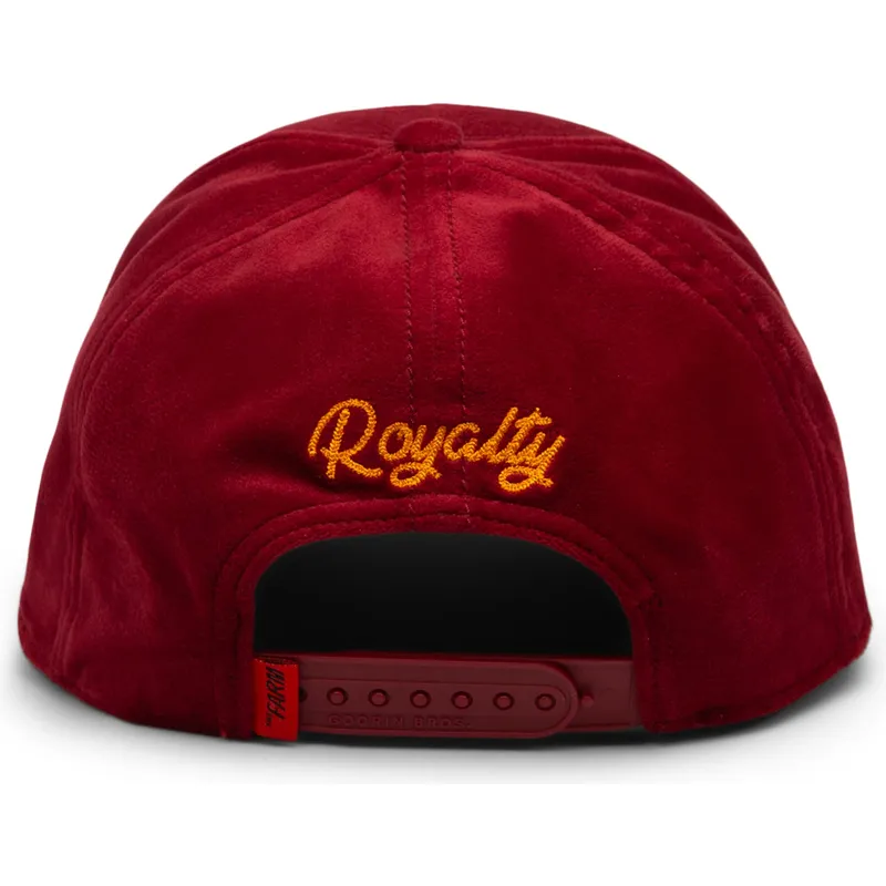 cepice-zaoblena-cervena-snapback-royalty-the-farm-goorin-bros cepice-zaoblena-cervena-snapback-royalty-the-farm-goorin-bros