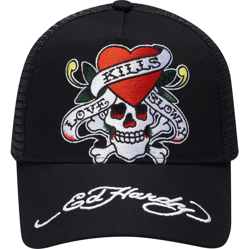 cepice-zaoblena-cerna-snapback-love-kills-slowly-ed-hardy cepice-zaoblena-cerna-snapback-love-kills-slowly-ed-hardy