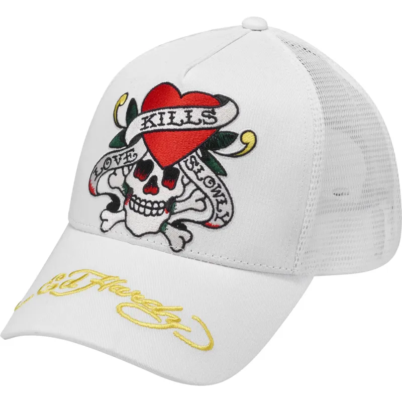 cepice-zaoblena-bila-snapback-love-kills-slowly-ed-hardy