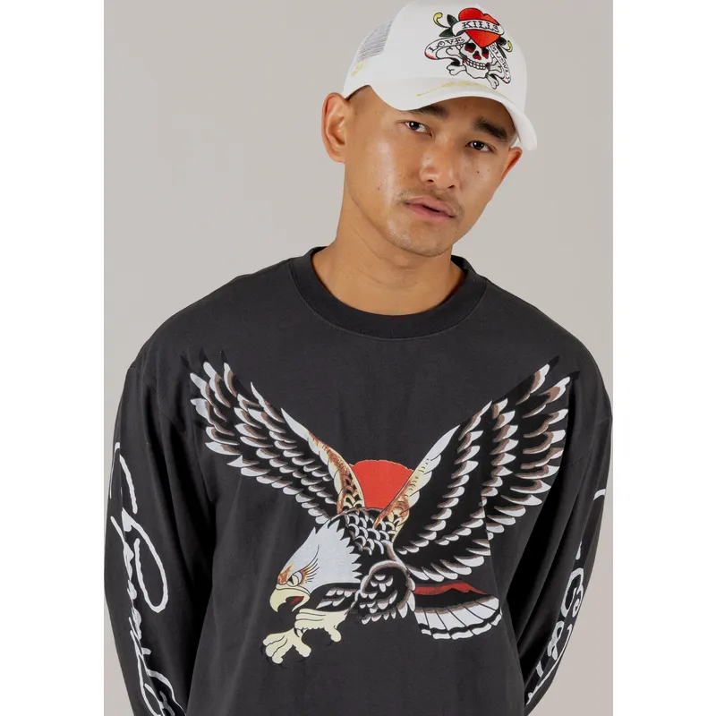 cepice-zaoblena-bila-snapback-love-kills-slowly-ed-hardy