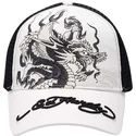cepice-zaoblena-bila-snapback-mono-giant-ed-hardy