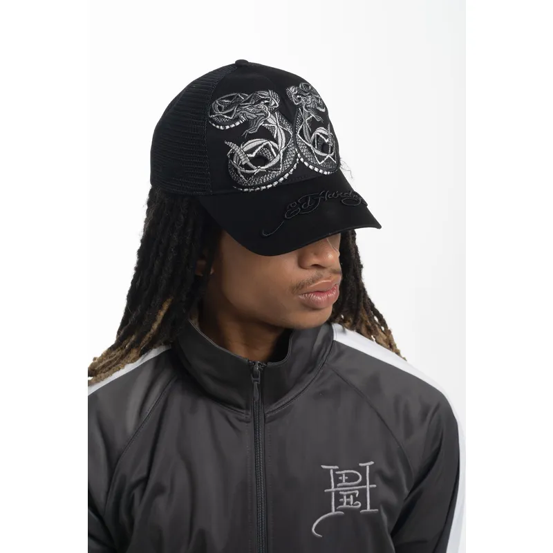 cepice-zaoblena-cerna-snapback-duo-black-snake-ed-hardy cepice-zaoblena-cerna-snapback-duo-black-snake-ed-hardy