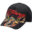 ed-hardy-art-for-life-acid-wash-verstellbare-schwarze-curved-cap
