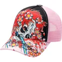 cepice-zaoblena-ruzova-snapback-ghost-ed-hardy