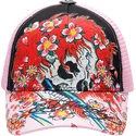 ed-hardy-beautiful-ghost-trucker-cap-schwarz-und-rosa