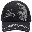 schwarze-verstellbare-curved-cap-lucky-dragon-von-ed-hardy