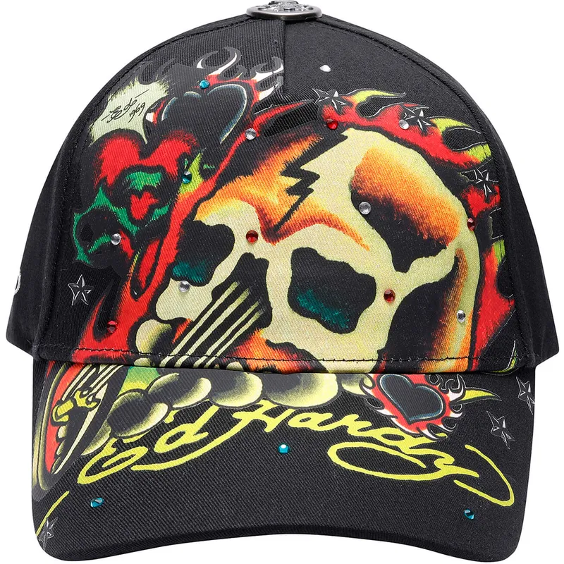 cepice-zaoblena-cerna-nastavitelny-skull-chopper-ed-hardy