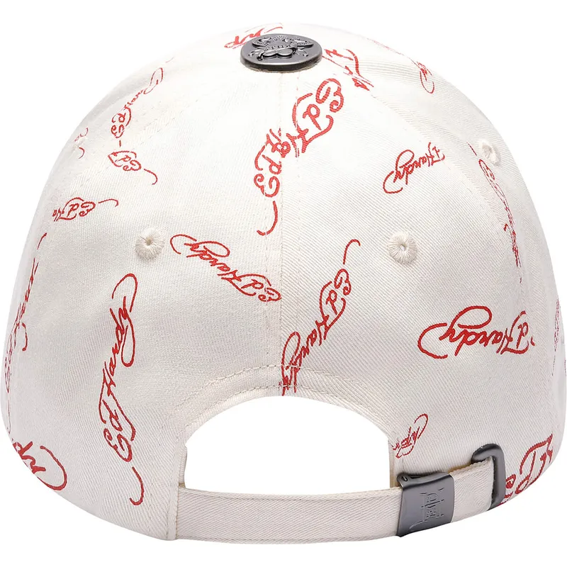 beige-verstellbare-curved-cap-tiger-flames-von-ed-hardy