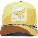 cepice-zaoblena-zluta-snapback-bent-transform-farmigami-the-farm-goorin-bros