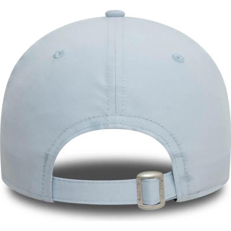 hellblaue-verstellbare-curved-cap-9forty-flawless-der-new-york-yankees-mlb-von-new-era