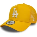 cepice-zaoblena-zluta-snapback-9forty-a-frame-league-essential-los-angeles-dodgers-mlb-new-era