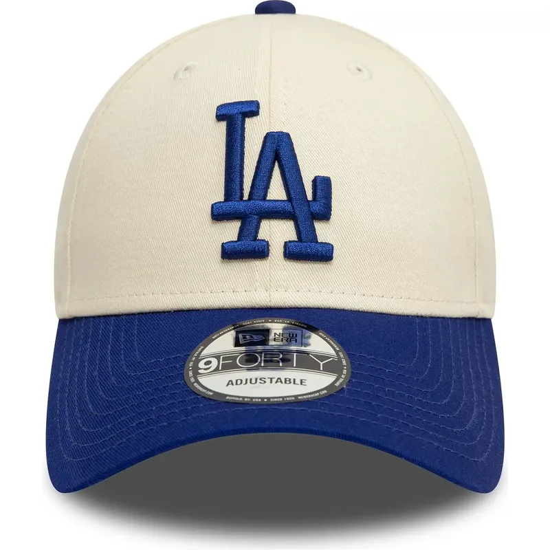 cepice-zaoblena-bezova-nastavitelny-9forty-colour-block-los-angeles-dodgers-mlb-new-era