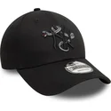 new-era-curved-brim-black-logo-9forty-icon-snake-new-york-yankees-mlb-black-adjustable-cap