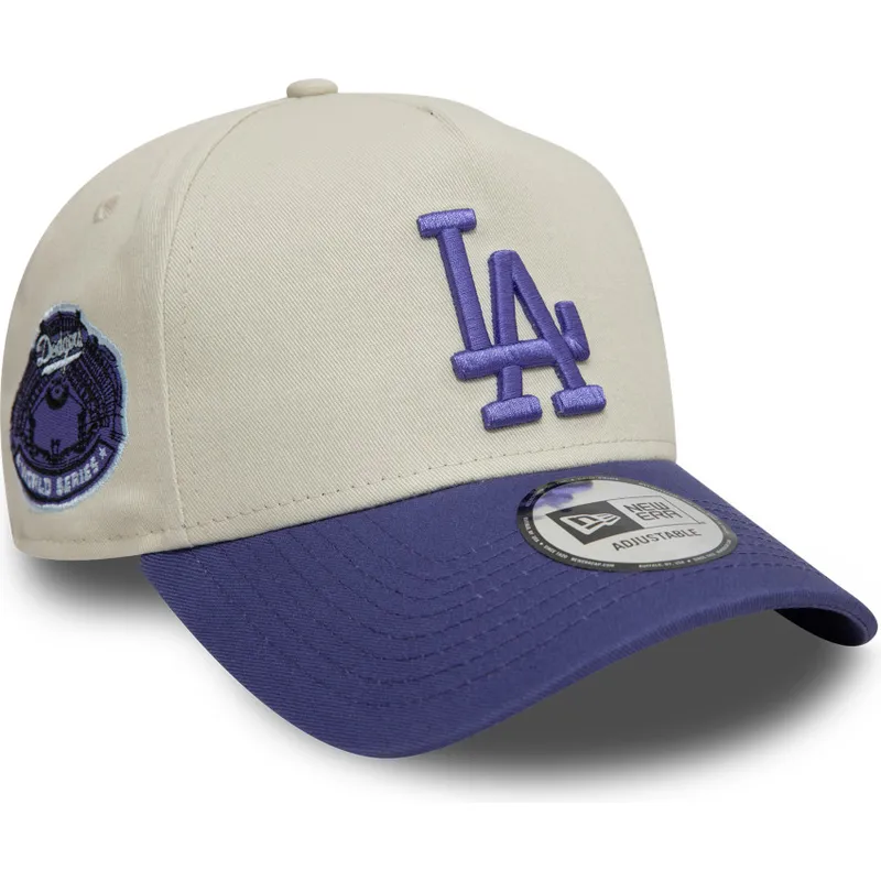 cepice-zaoblena-fialova-snapback-9forty-a-frame-world-series-patch-los-angeles-dodgers-mlb-new-era