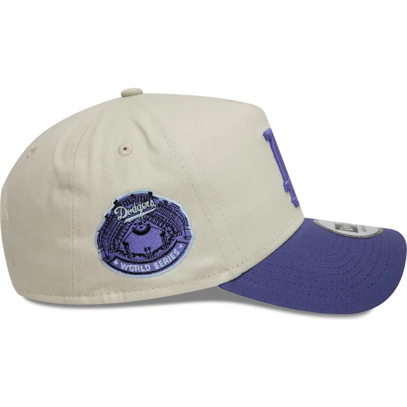 cepice-zaoblena-fialova-snapback-9forty-a-frame-world-series-patch-los-angeles-dodgers-mlb-new-era