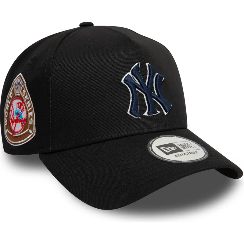 cepice-zaoblena-cerna-snapback-9forty-a-frame-world-series-patch-new-york-yankees-mlb-new-era