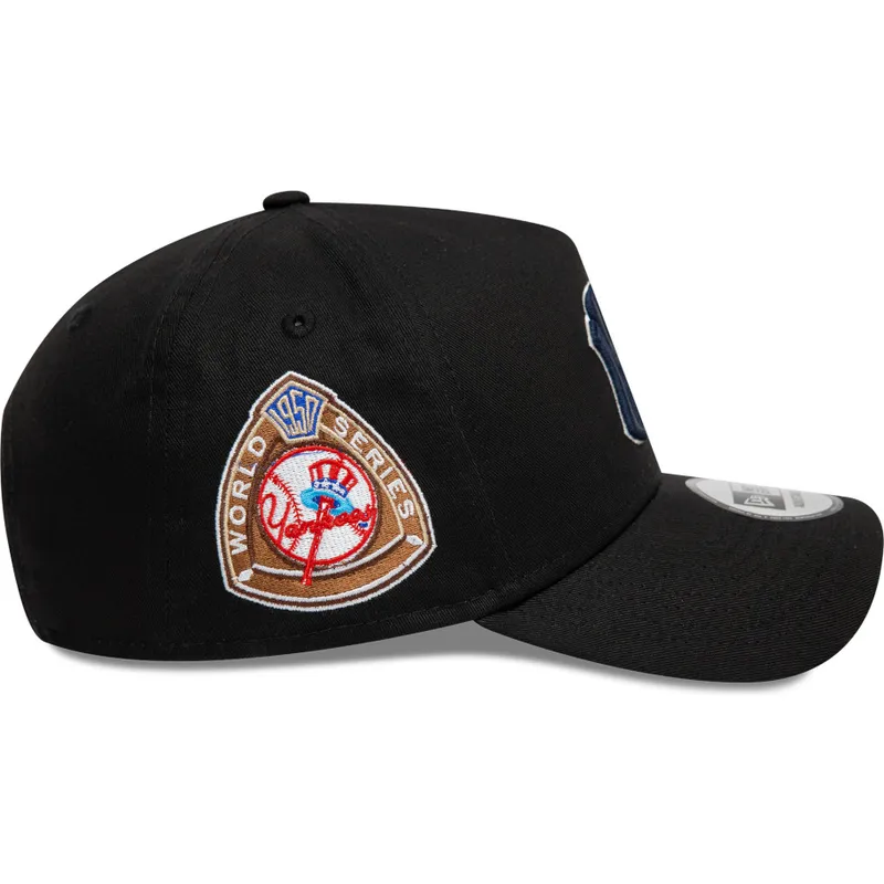 cepice-zaoblena-cerna-snapback-9forty-a-frame-world-series-patch-new-york-yankees-mlb-new-era