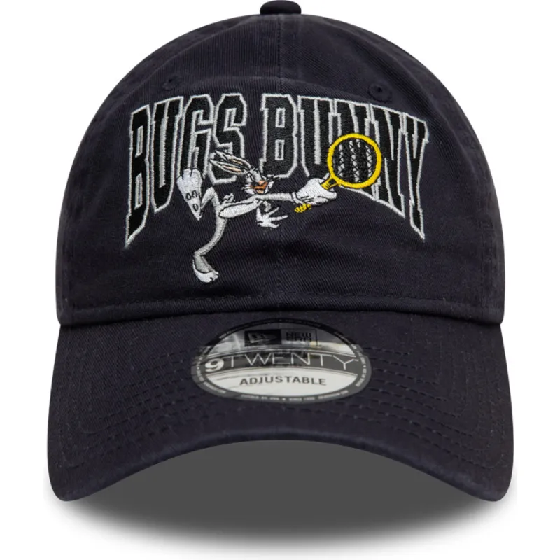 marineblaue-verstellbare-curved-cap-9twenty-washed-bugs-bunny-looney-tunes-von-new-era