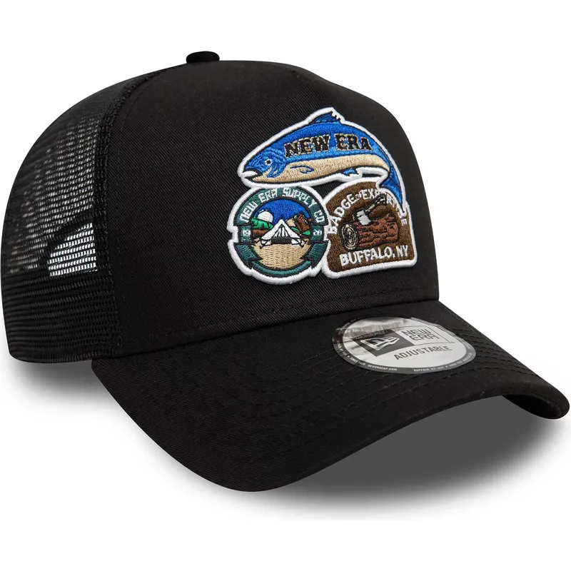 schwarze-trucker-kappe-9forty-a-frame-outdoor-patch-von-new-era