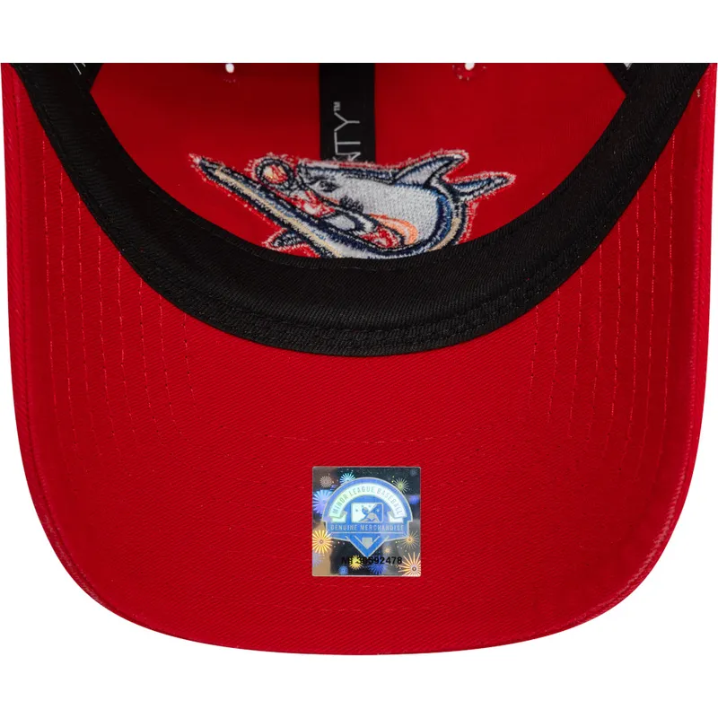 cepice-zaoblena-cervena-nastavitelny-9twenty-clearwater-threshers-milb-new-era