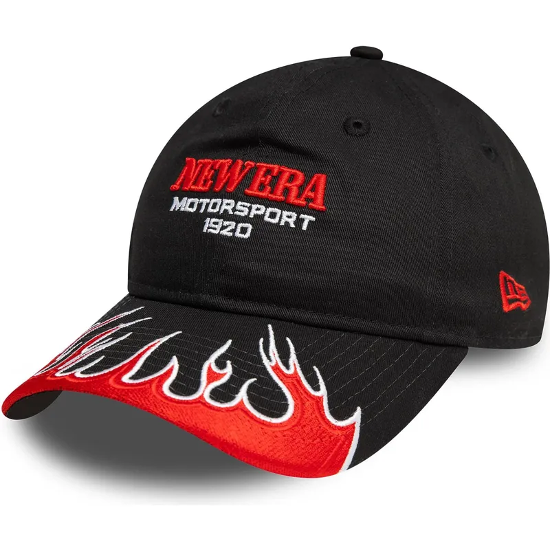 cepice-zaoblena-cerna-nastavitelny-pasek-9twenty-flame-visor-new-era