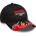 cepice-zaoblena-cerna-nastavitelny-pasek-9twenty-flame-visor-new-era