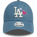 cepice-zaoblena-modra-nastavitelny-9forty-denim-icon-heart-los-angeles-dodgers-mlb-new-era