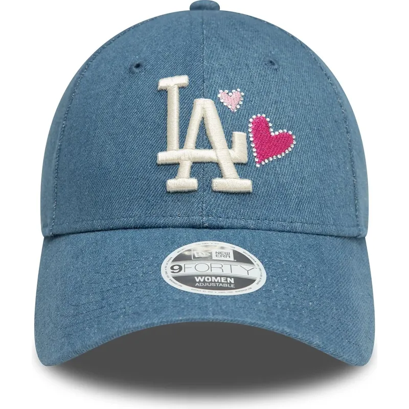 cepice-zaoblena-modra-nastavitelny-9forty-denim-icon-heart-los-angeles-dodgers-mlb-new-era