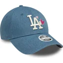 cepice-zaoblena-modra-nastavitelny-9forty-denim-icon-heart-los-angeles-dodgers-mlb-new-era