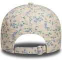 cepice-zaoblena-bezova-nastavitelny-pasek-9twenty-floral-quilt-new-york-yankees-mlb-new-era