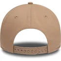 new-era-curved-brim-9forty-a-frame-license-plate-cities-and-beaches-miami-light-brown-snapback-cap