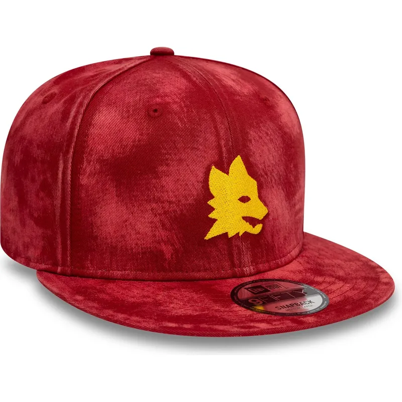 cepice-rovna-cervena-snapback-9fifty-tie-dye-associazione-sportiva-roma-serie-a-new-era
