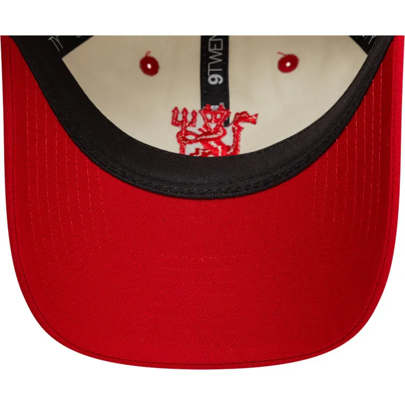 cepice-zaoblena-cervena-nastavitelny-9twenty-contrast-visor-manchester-united-football-club-premier-league-new-era