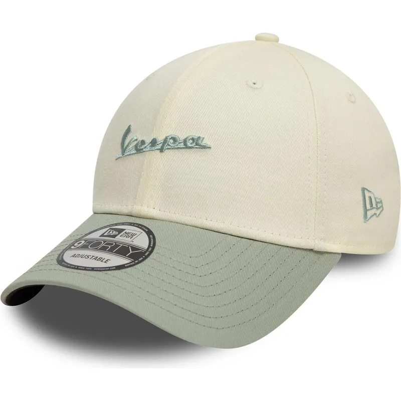 cepice-zaoblena-zelena-nastavitelny-9forty-contrast-side-vespa-piaggio-new-era
