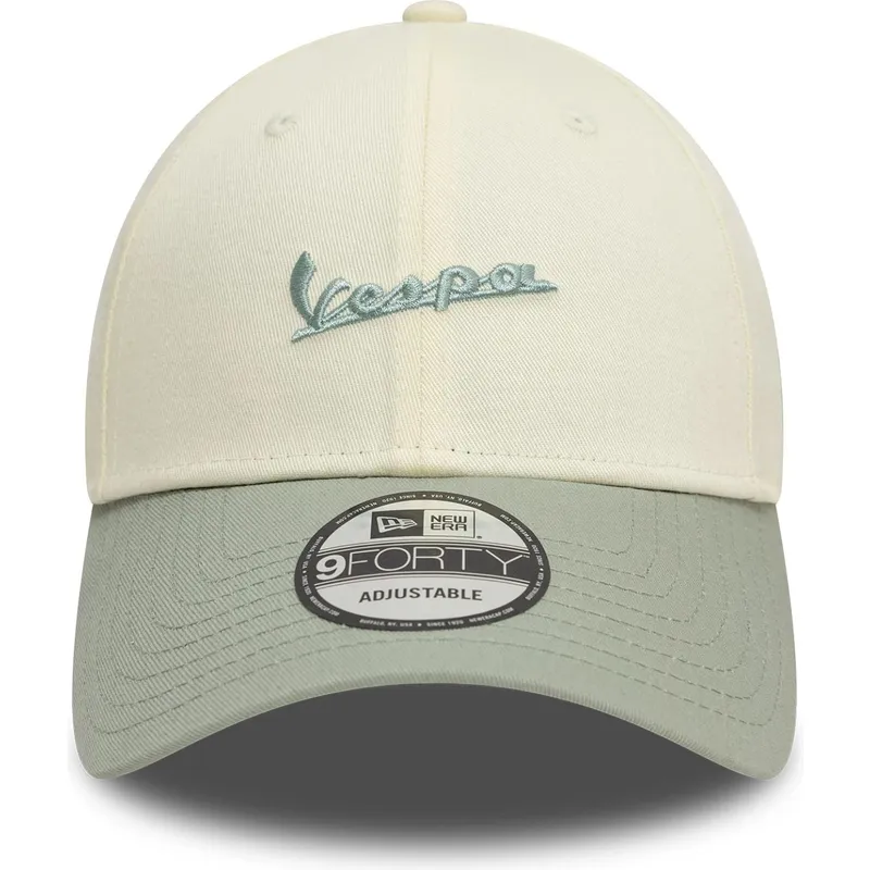 cepice-zaoblena-zelena-nastavitelny-9forty-contrast-side-vespa-piaggio-new-era