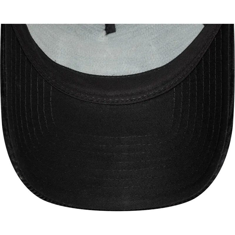 schwarze-trucker-kappe-9forty-a-frame-patch-cord-von-new-era