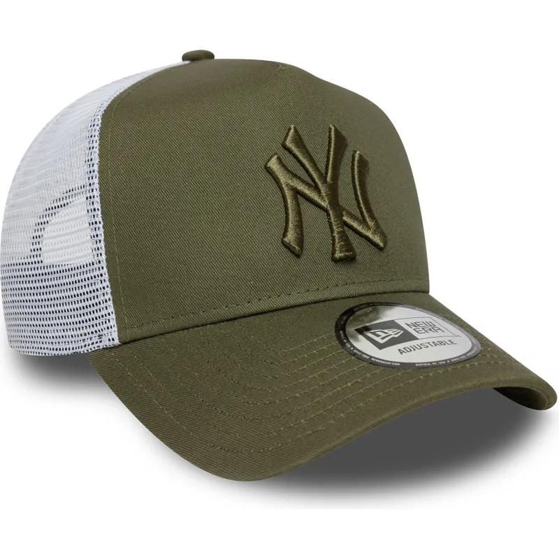 cepice-zaoblena-zelena-snapback-a-frame-league-essential-new-york-yankees-mlb-new-era