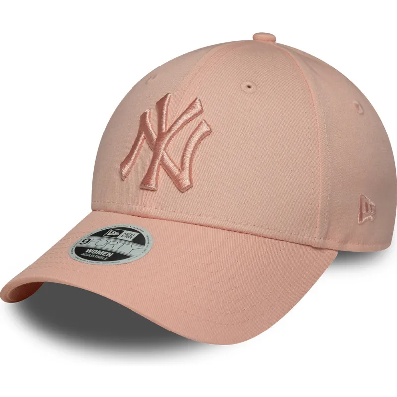 bojd-rosa-justerbar-keps-for-dam-med-rosa-logotyp-9forty-league-essential-fran-new-york-yankees-mlb-av-new-era