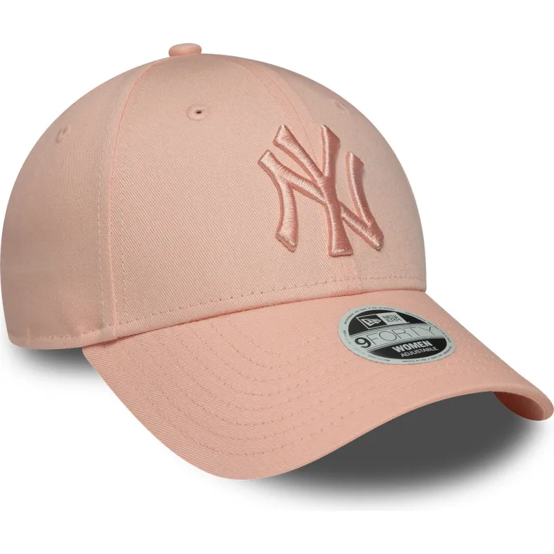 bojd-rosa-justerbar-keps-for-dam-med-rosa-logotyp-9forty-league-essential-fran-new-york-yankees-mlb-av-new-era